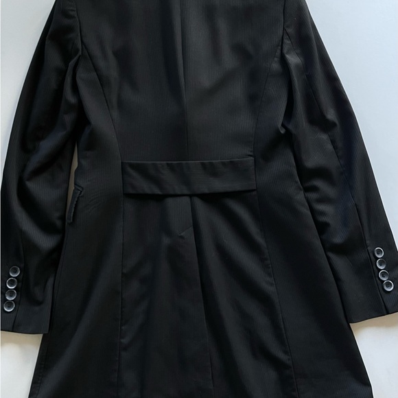 Mexx Long Black Fitted Blazer early 00s US size 8 - Picture 3 of 7